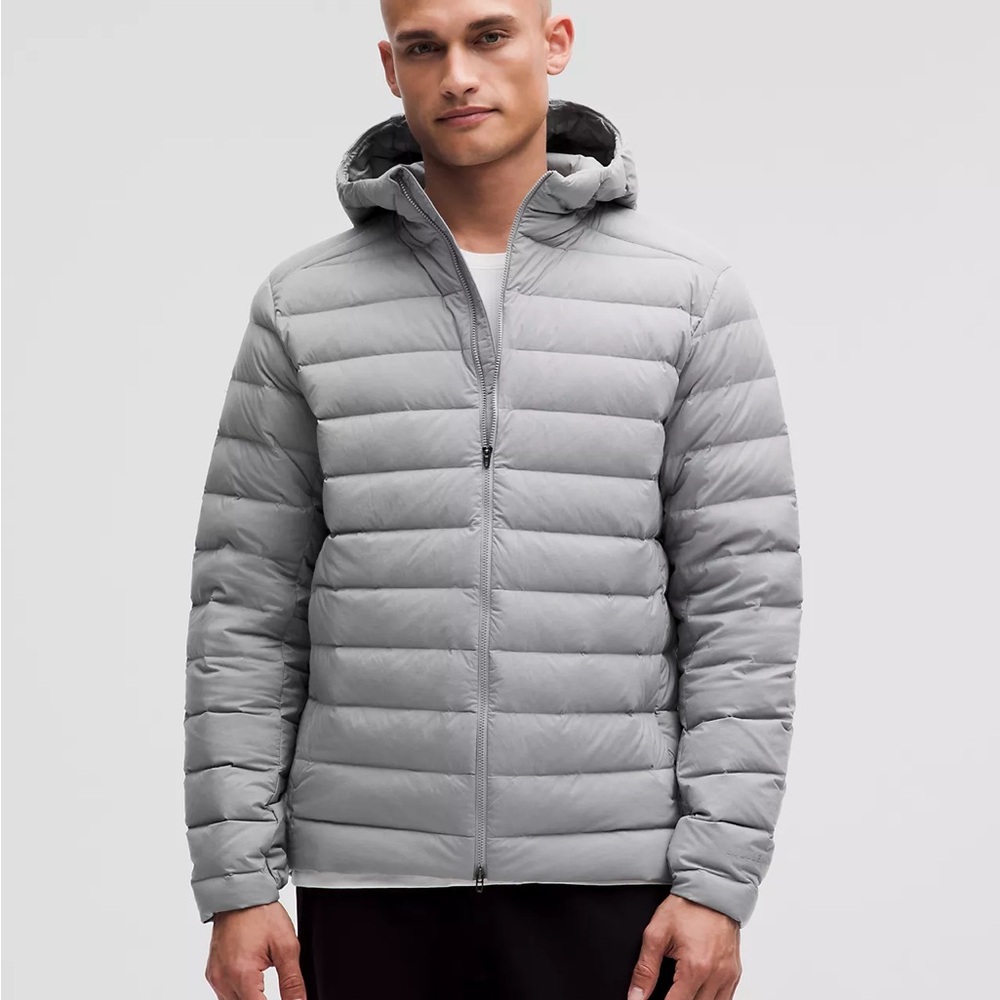 Men's Gray Puffer Jacket